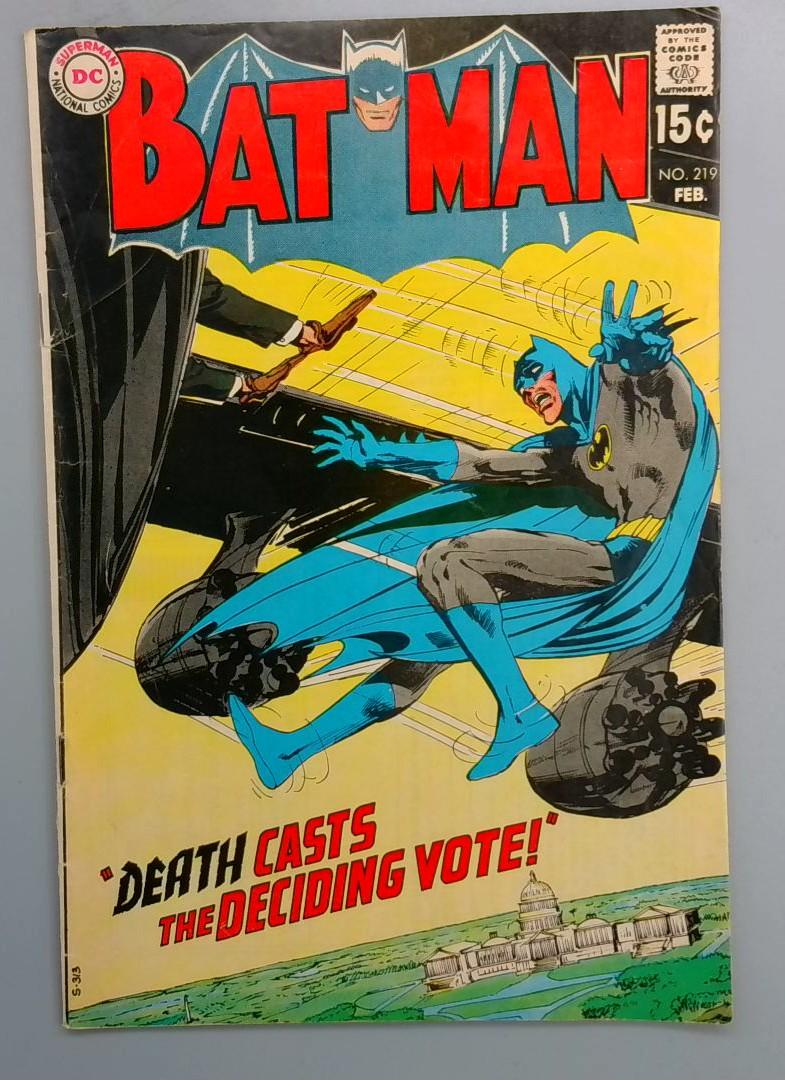 BATMAN #219 VG/FN Neal Adams DC 1970
