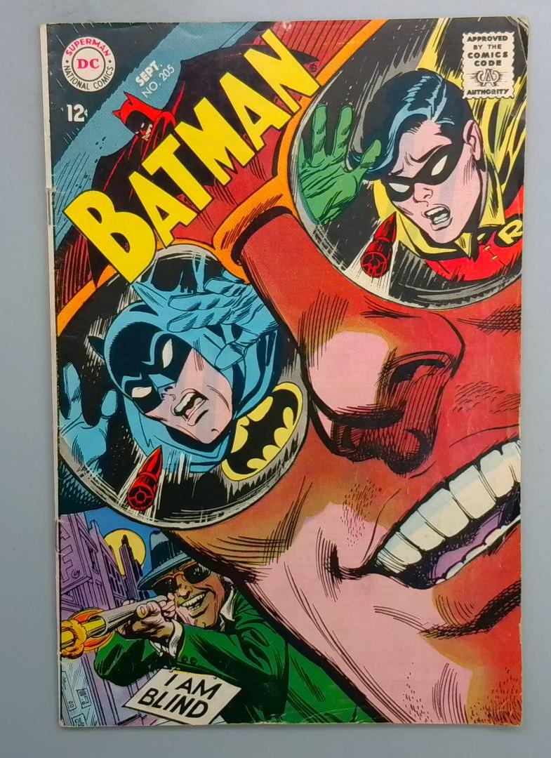 BATMAN #205 VG/FN Final Schemer Appearance DC 1968