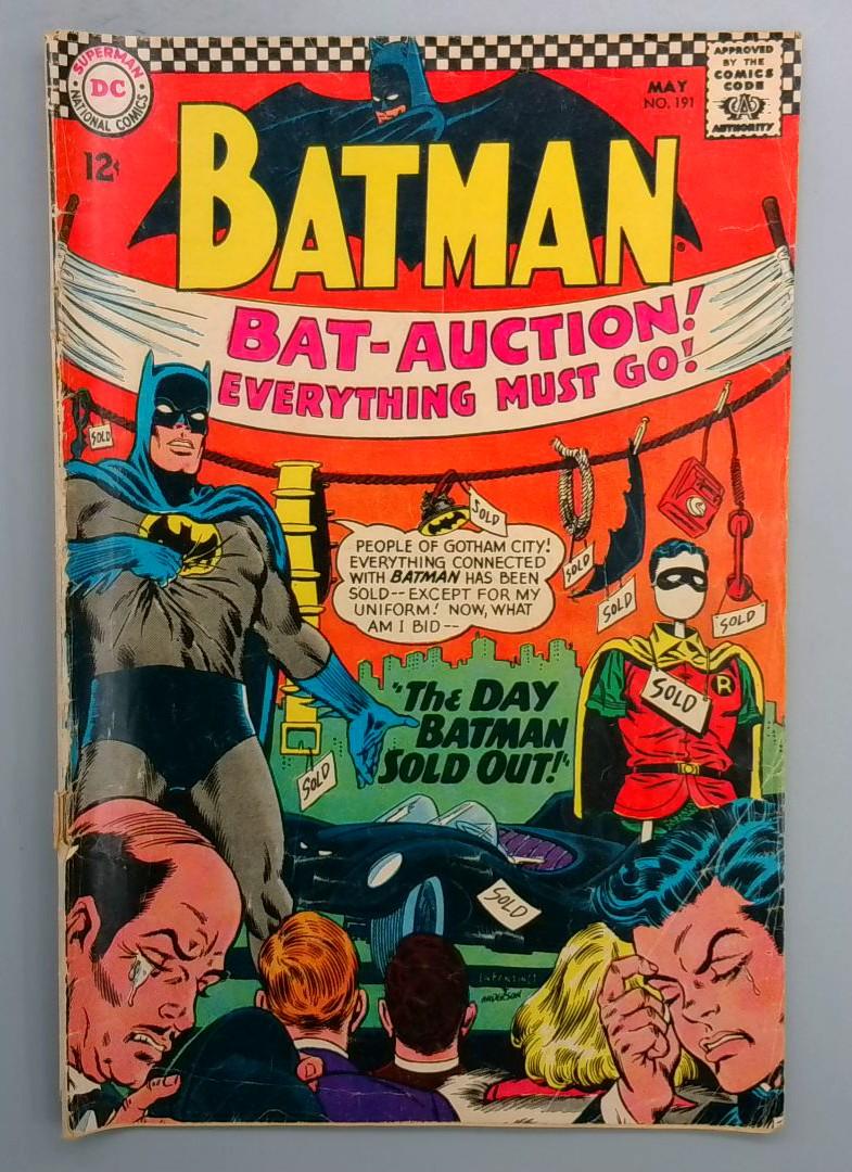 BATMAN #191 VG+ DC 1967