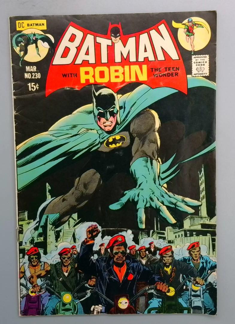 BATMAN #230 VG- Robin added to Cover Logo DC 1971