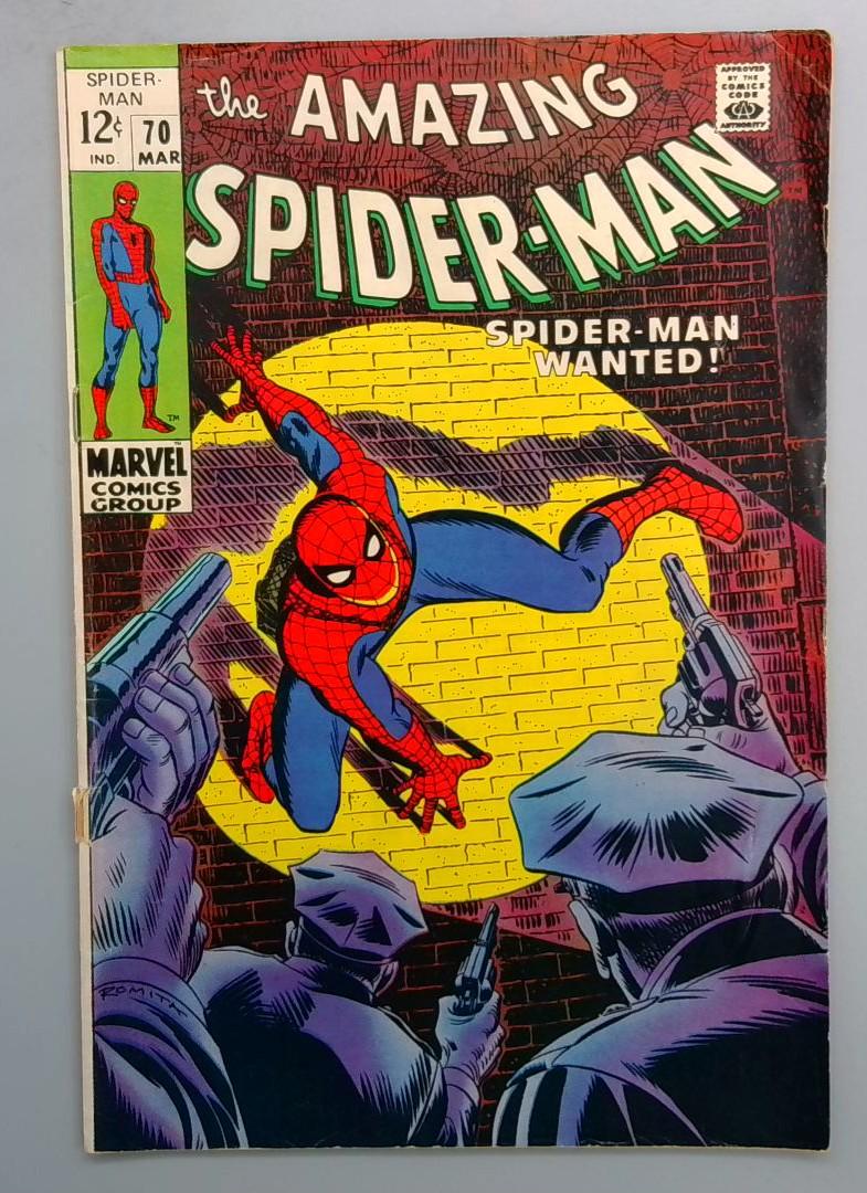 Amazing Spider-Man #70 VG+ 1st Vanessa Fisk (Cameo) Marvel 1969