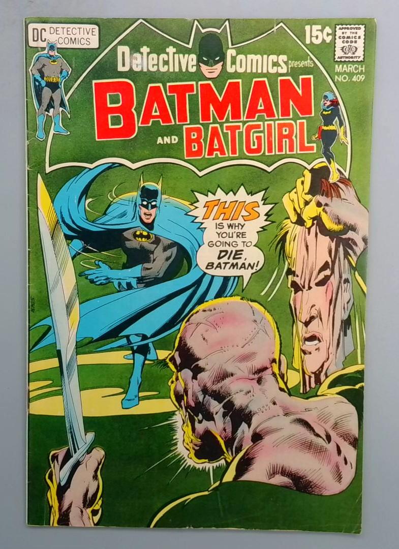 DETECTIVE COMICS #409 VG/FN Neal Adams DC 1971