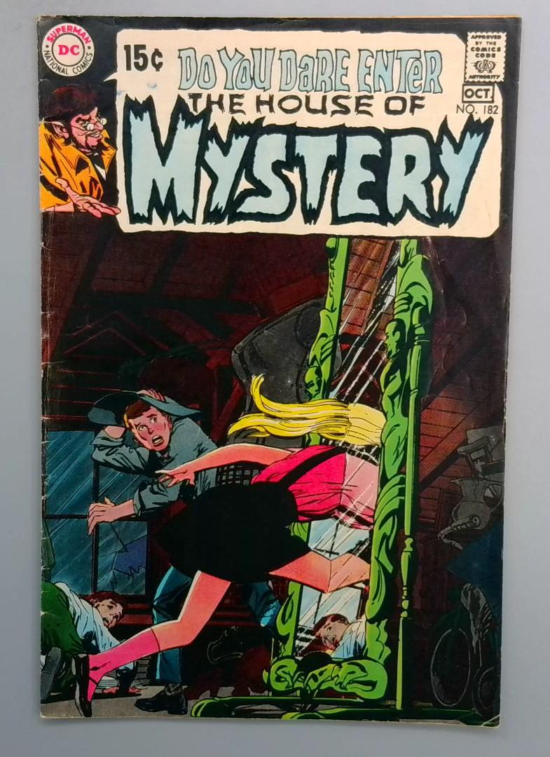 House of Mystery #182 VG/FN HORROR DC 1969