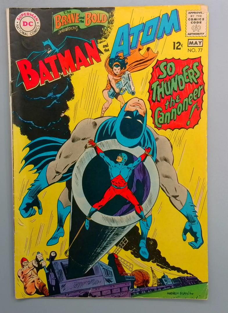 Brave and the Bold #77 VG/FN Batman and the Atom DC 1968