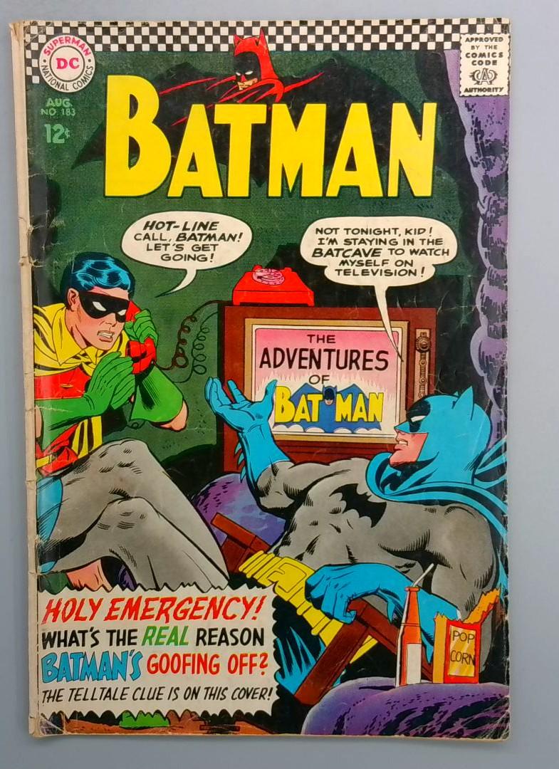 Batman #183 GD 2nd Appearance of Poison Ivy DC 1966