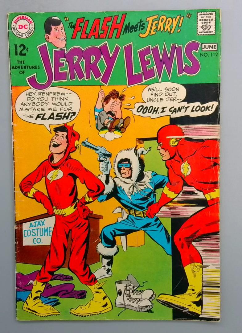 The Adventures of Jerry Lewis #112, The Flash DC Comics, June 1969