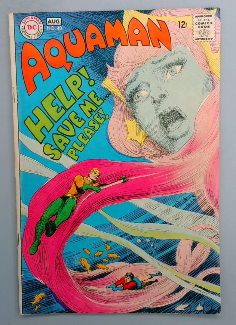 Aquaman #40 VG+ 1st Jim Aparo Work DC 1968