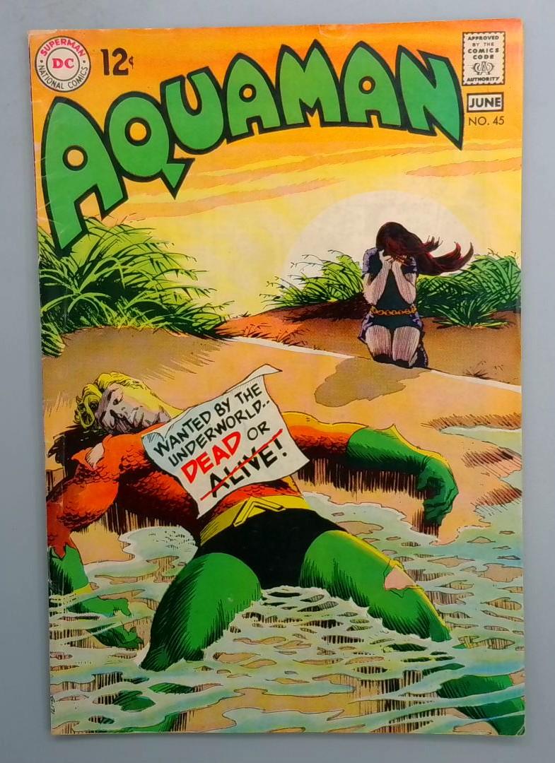 AQUAMAN #45 VG/FN Classic Cover DC 1969