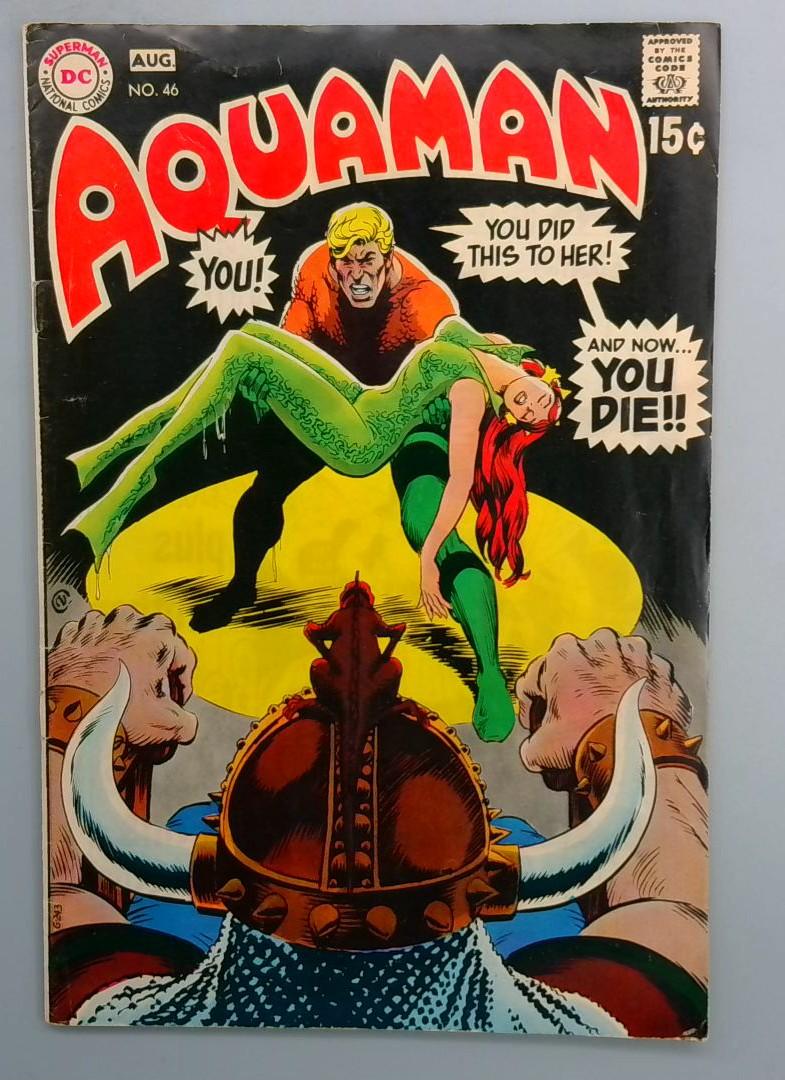 AQUAMAN #46 1st Appearance of Mupo DC 1969