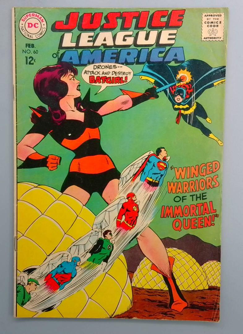 Justice League of America #60 FN Early Batgirl Appearance & Cover DC 1968
