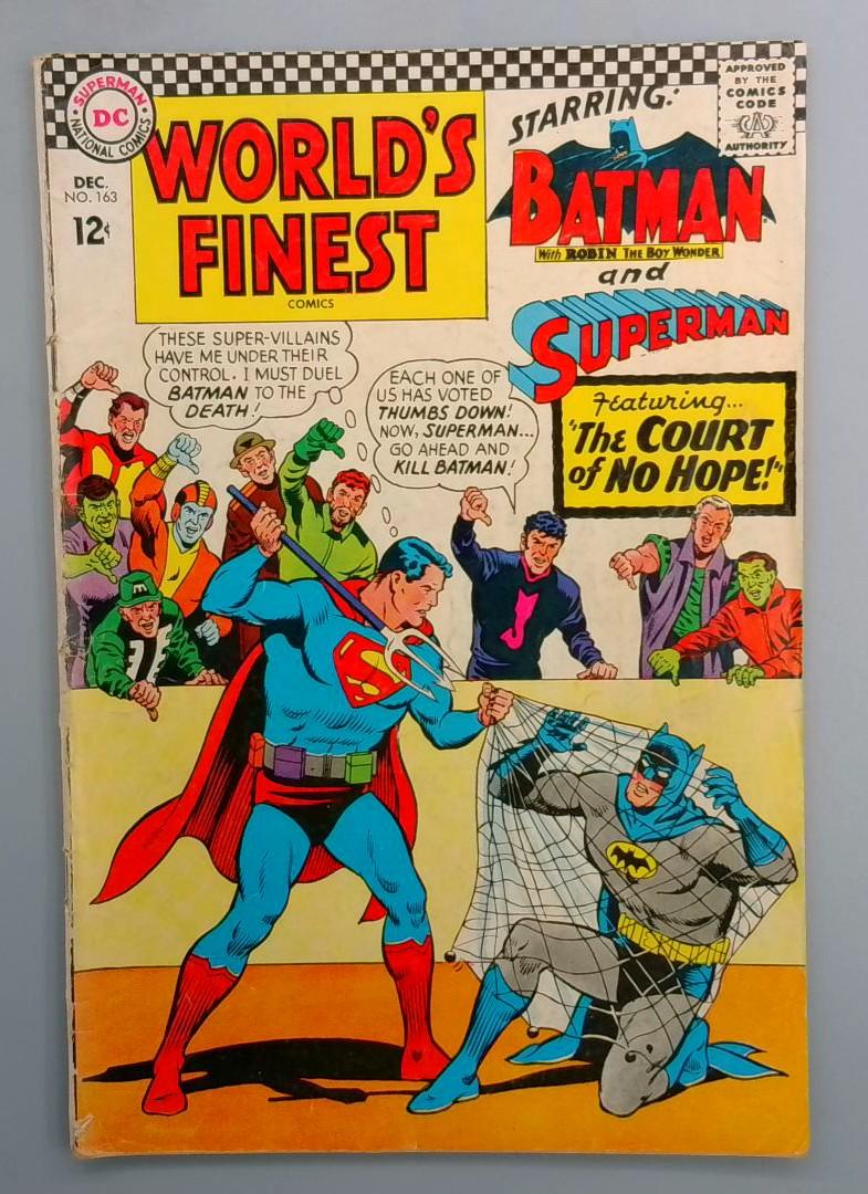 World's Finest Comics #163 VG+ DC 1966