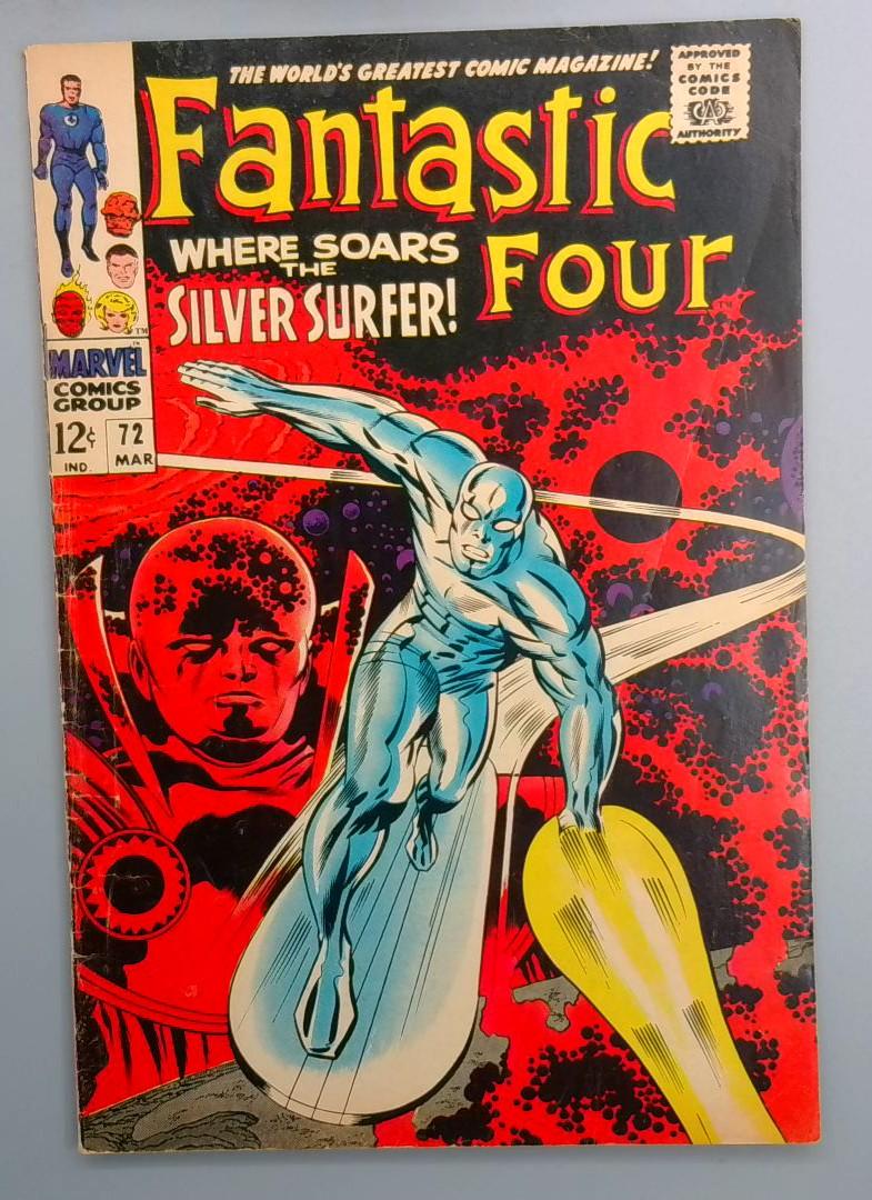 Fantastic Four #72 VG+ Classic Silver Surfer Cover Marvel 1967