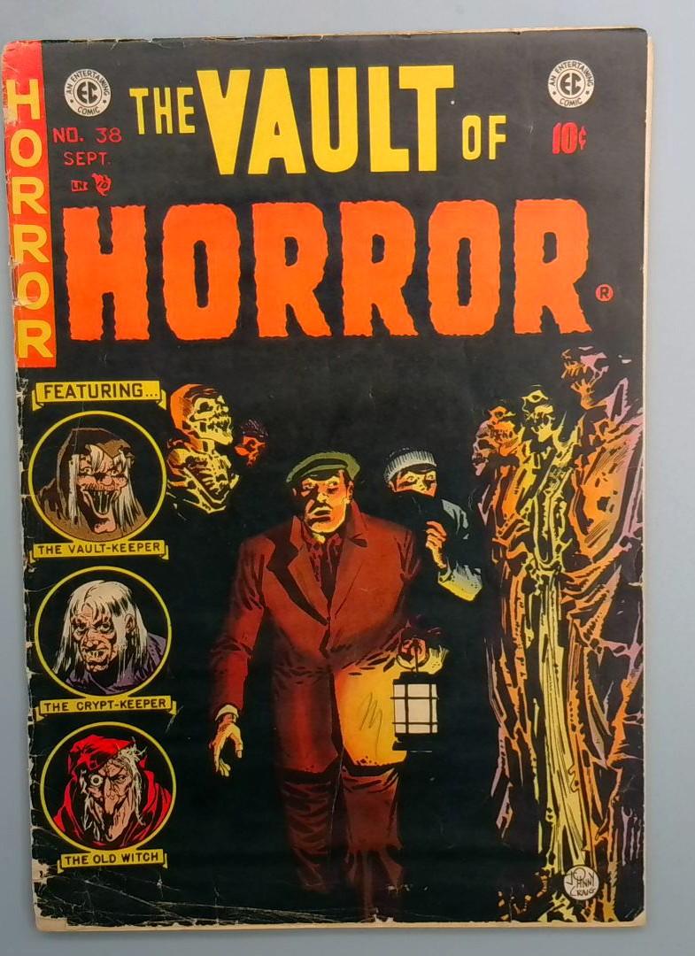 Vault of Horror #38 Johnny Craig Cover PreCode Horror E.C. Comics 1954 