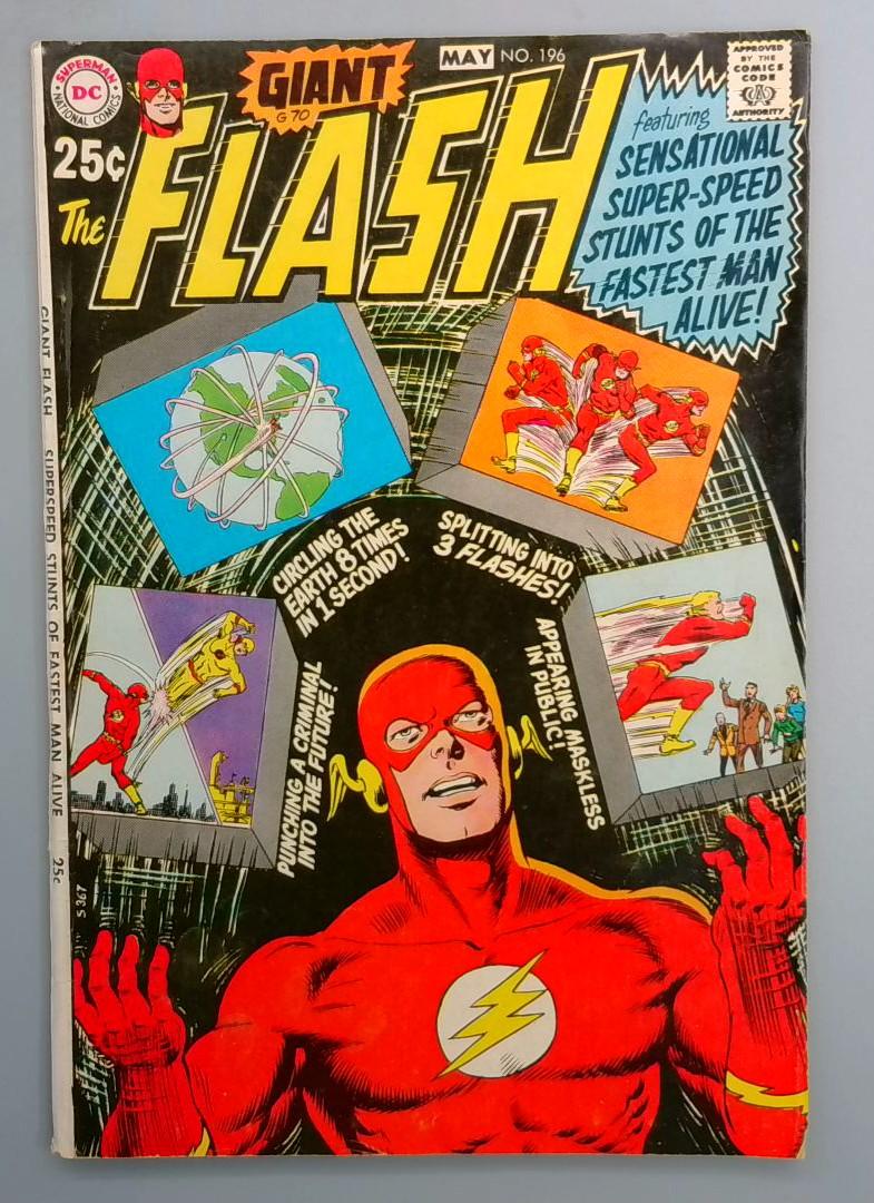 Flash #196 FN Giant Issue DC 1970