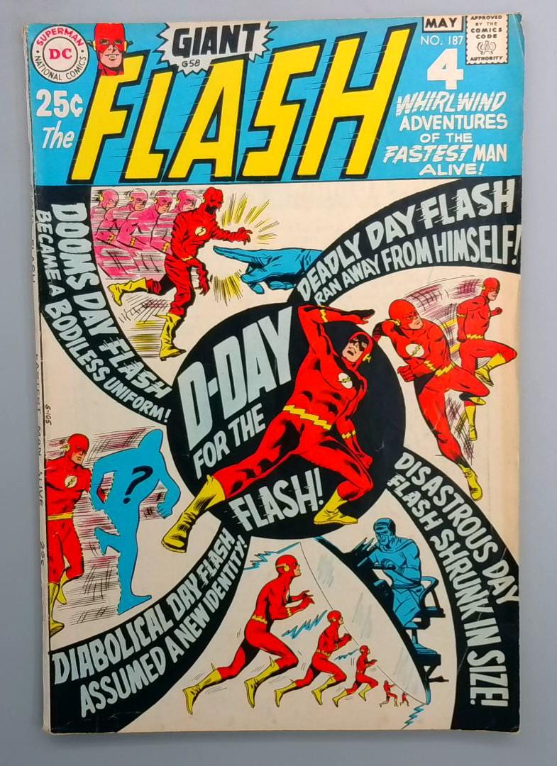 Flash #187 FN Giant Issue DC 1969