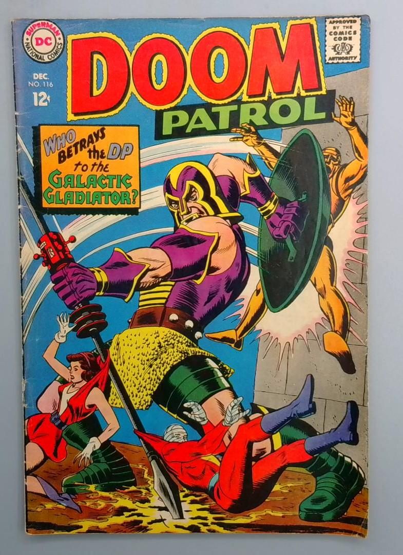Doom Patrol #116 Bottom Staple Detached DC 1967