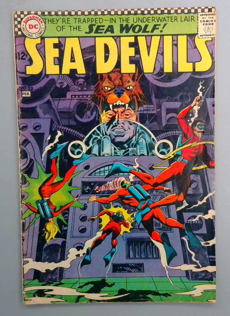 Sea Devils #33, VG DC Comics, 1965