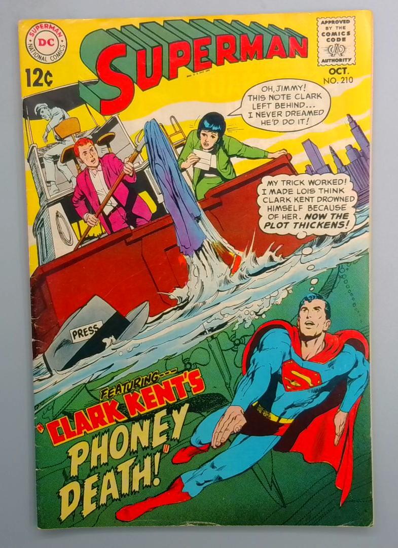 Superman #209 VG/FN DC 1968