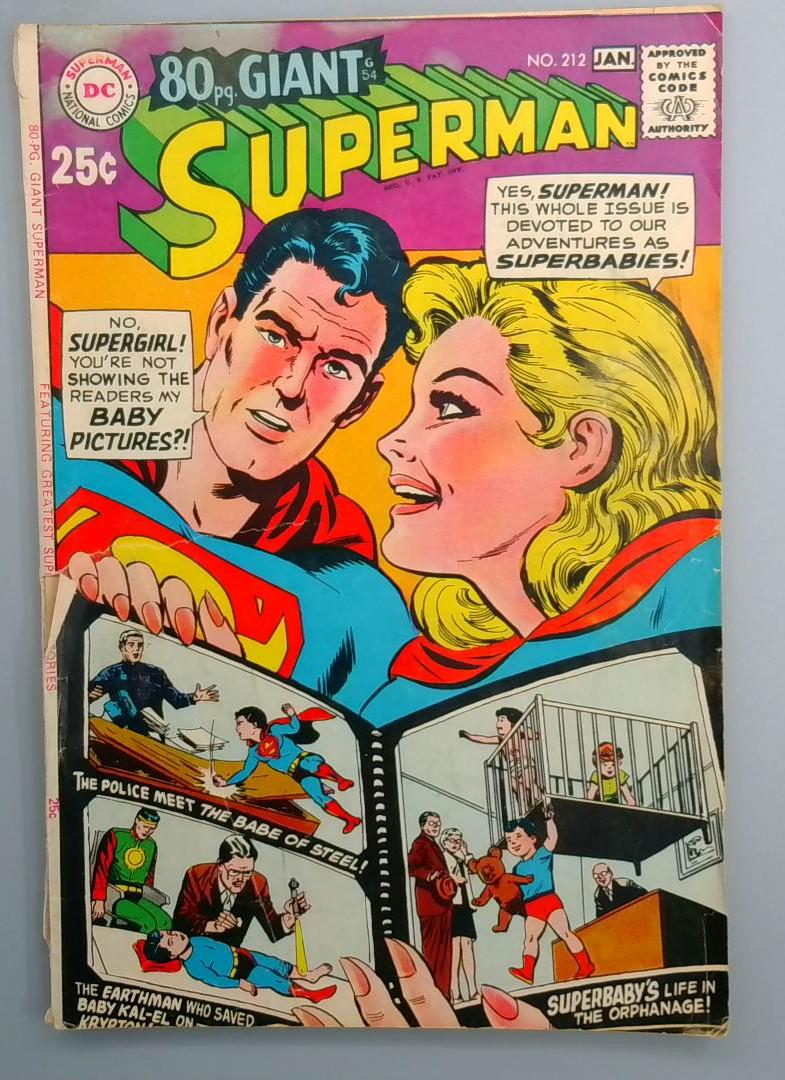 Superman #212 DC 1968