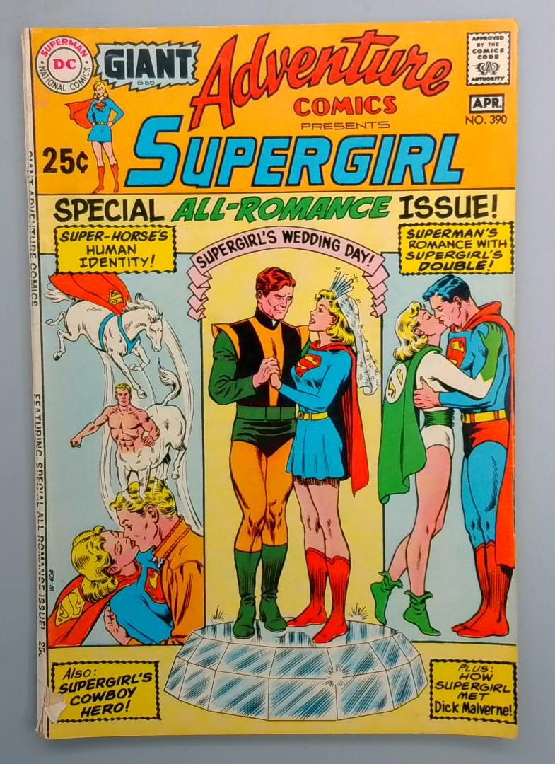 Adventure Comics #390 VG Supergirl, DC Comics, April 1970