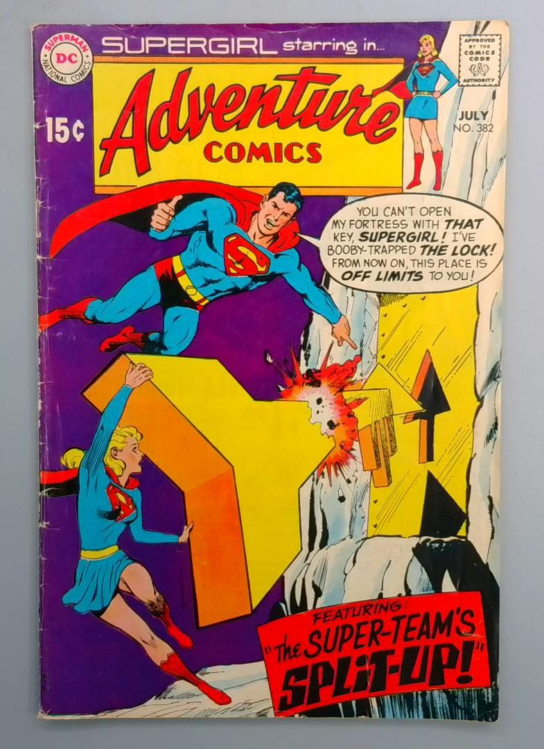Adventure Comics #382, VG DC Comics, July 1969