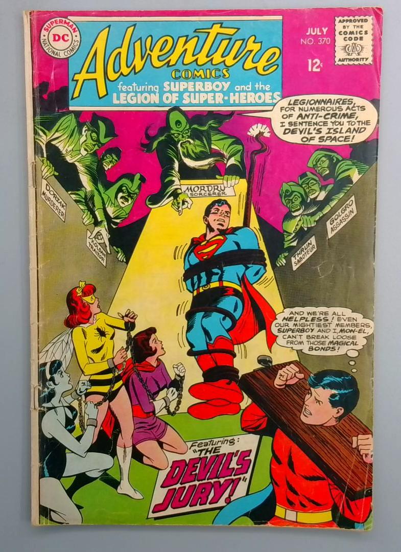 Adventure Comics #370, VG DC Comics, 1968