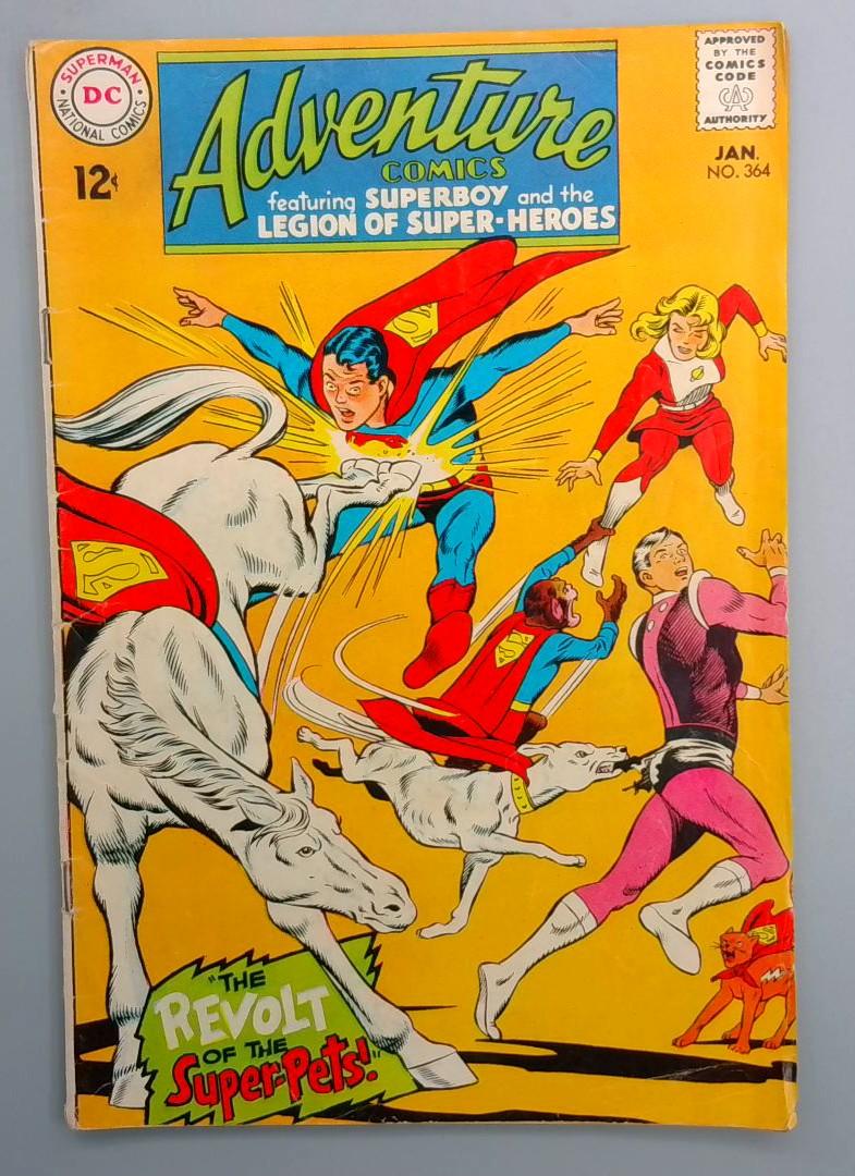 Adventure Comics #364, VG+ DC Comics, January 1968