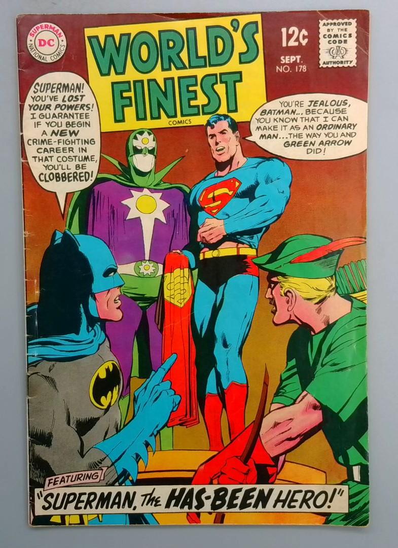 World's Finest Comics #178 VG 1st Superman as Supernova DC 1968