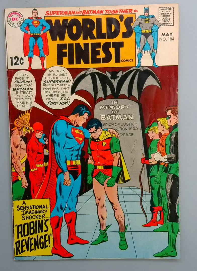 World's Finest Comics #184 VG DC 1969