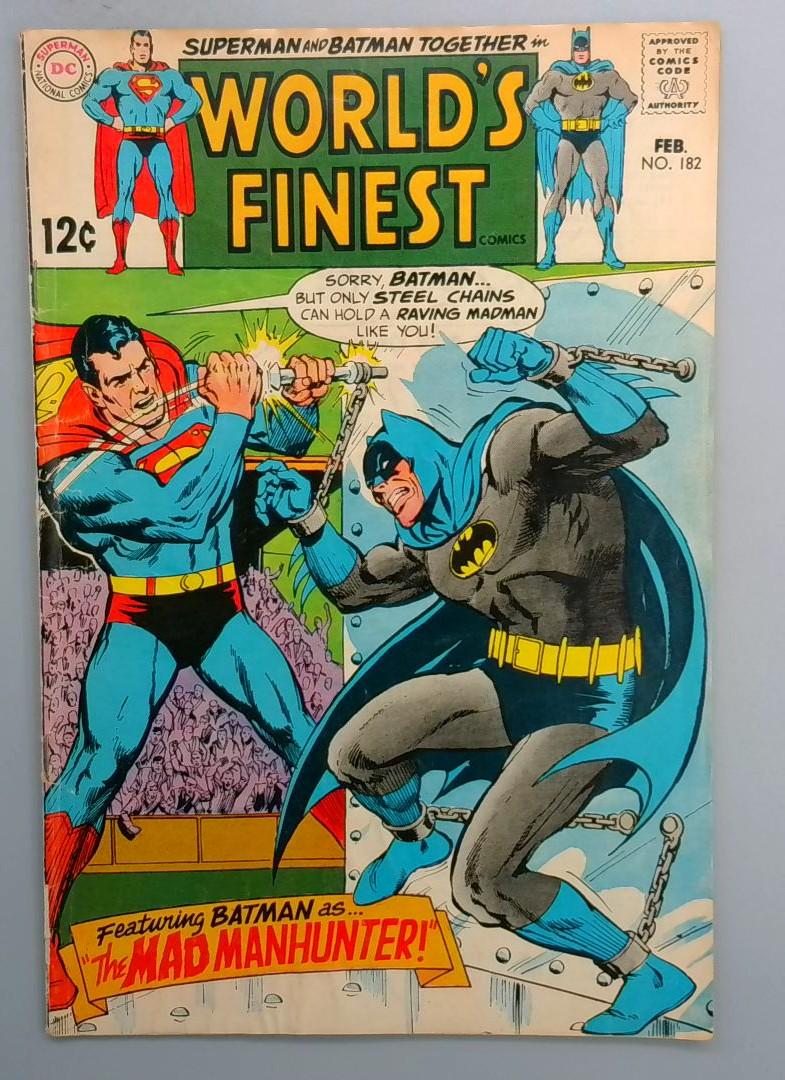 World's Finest Comics #182 VG DC 1969