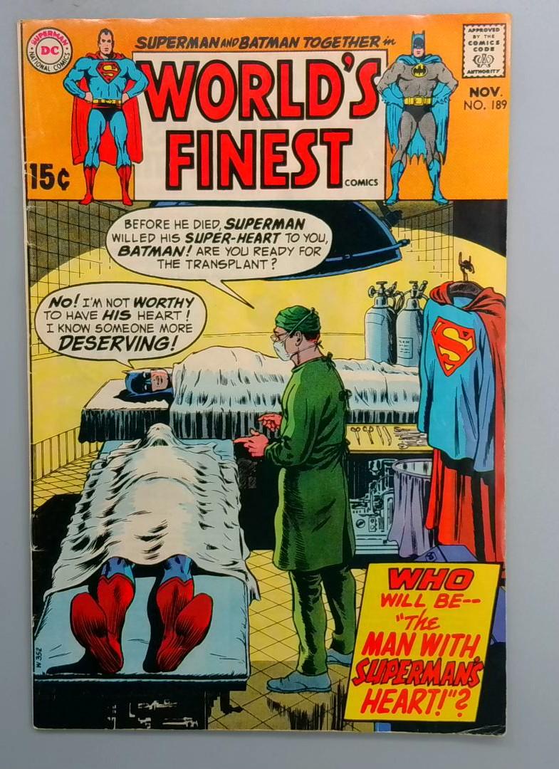 World's Finest Comics #189 VG DC 1969
