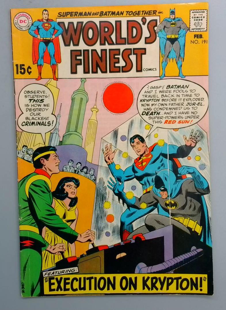 World's Finest Comics #191 VG DC 1970