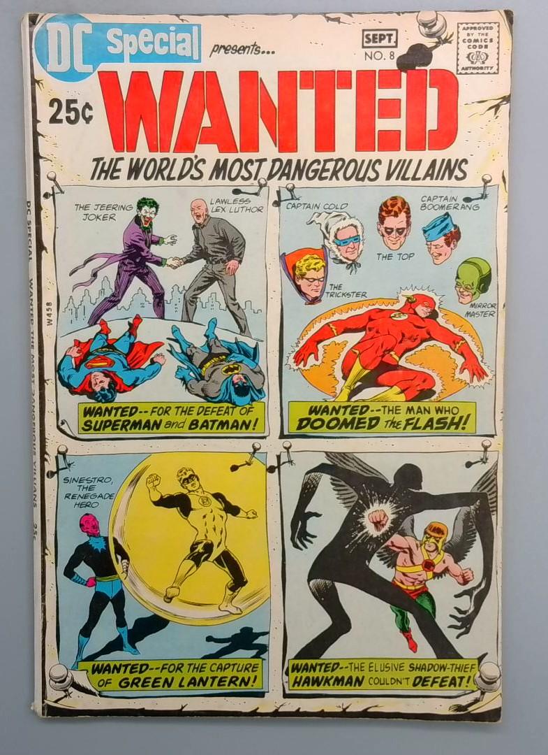 DC SPECIAL #8 FN+ Wanted DC 1970