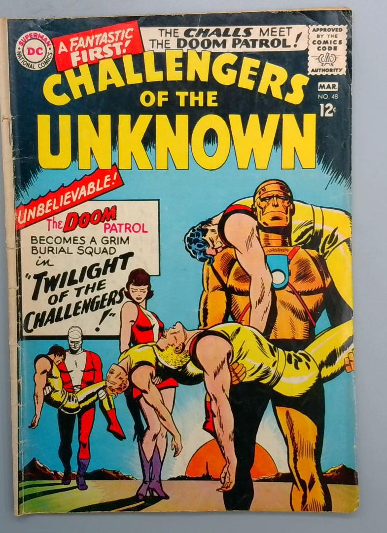 Challengers of the Unknown #48 VG- Doom Patrol DC 1966