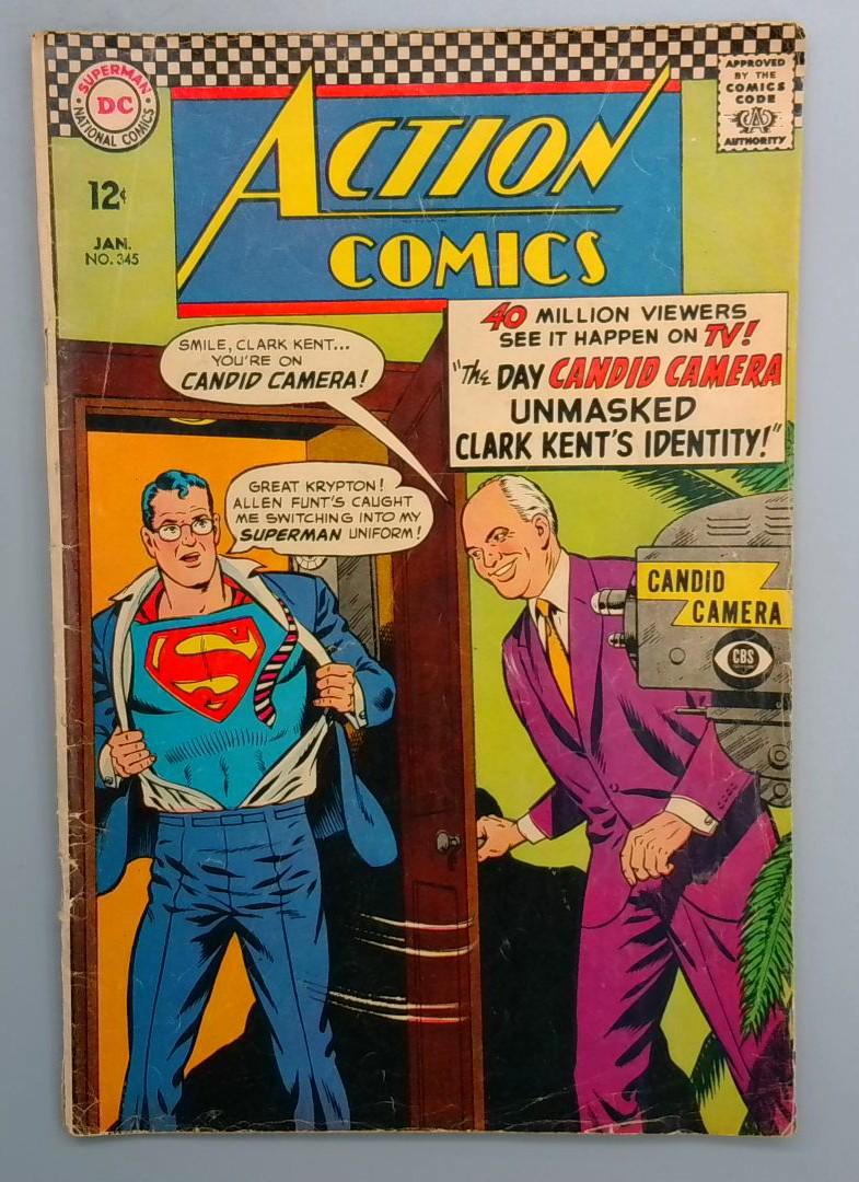 Action Comics #345 VG- DC 1967