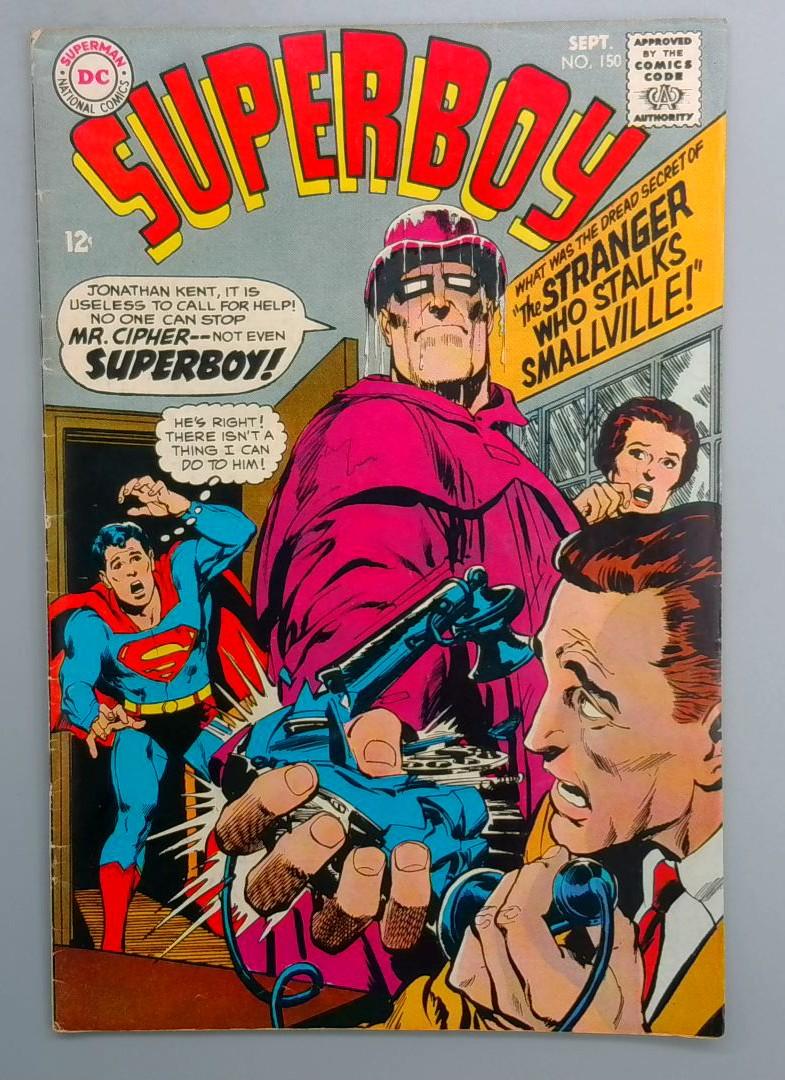 Superboy #150, VG DC Comics, September