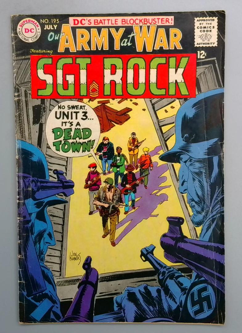 Our Army at War #195 VG- DC 1968