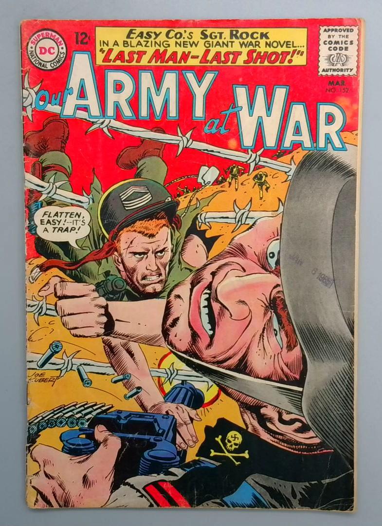 Our Army at War #152 VG- 4th all Sgt. Rock issue DC 1965