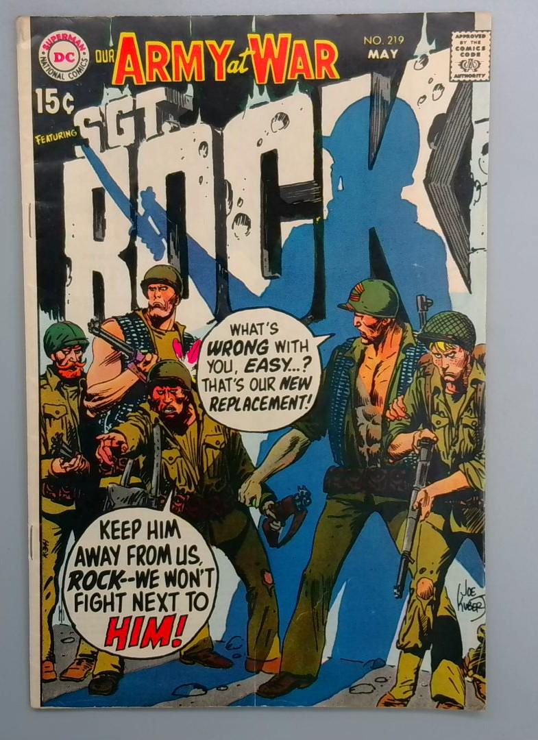 Our Army at War #219 FN DC 1970