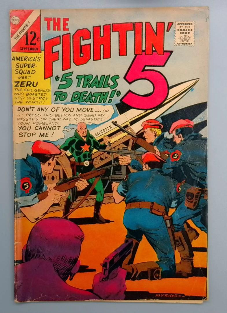 Fightin’ 5 #39 VG Charlton 1966