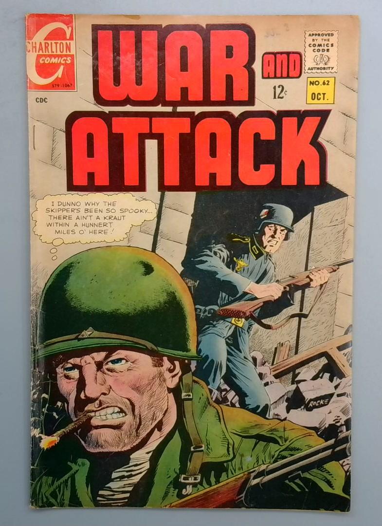 War and Attack #62 VG Charlton 1967