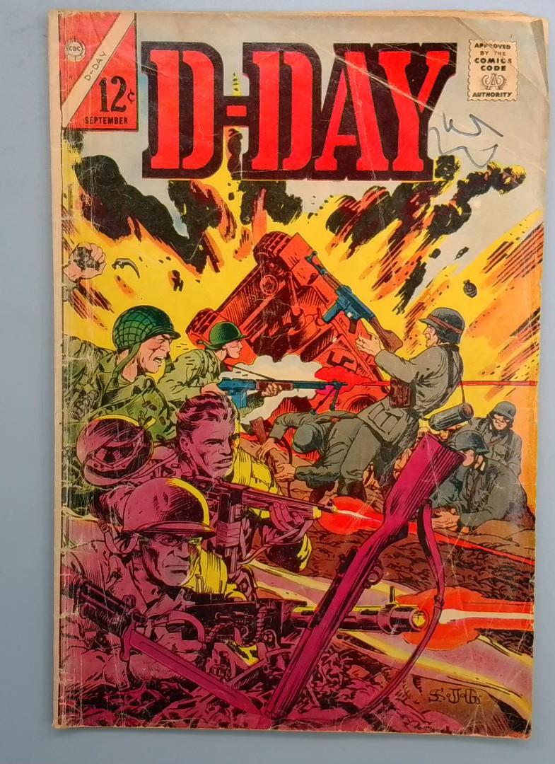 D-DAY #4 VG Charlton 1966