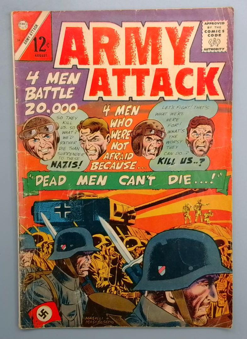 Army Attack #39 vg Charlton 1965