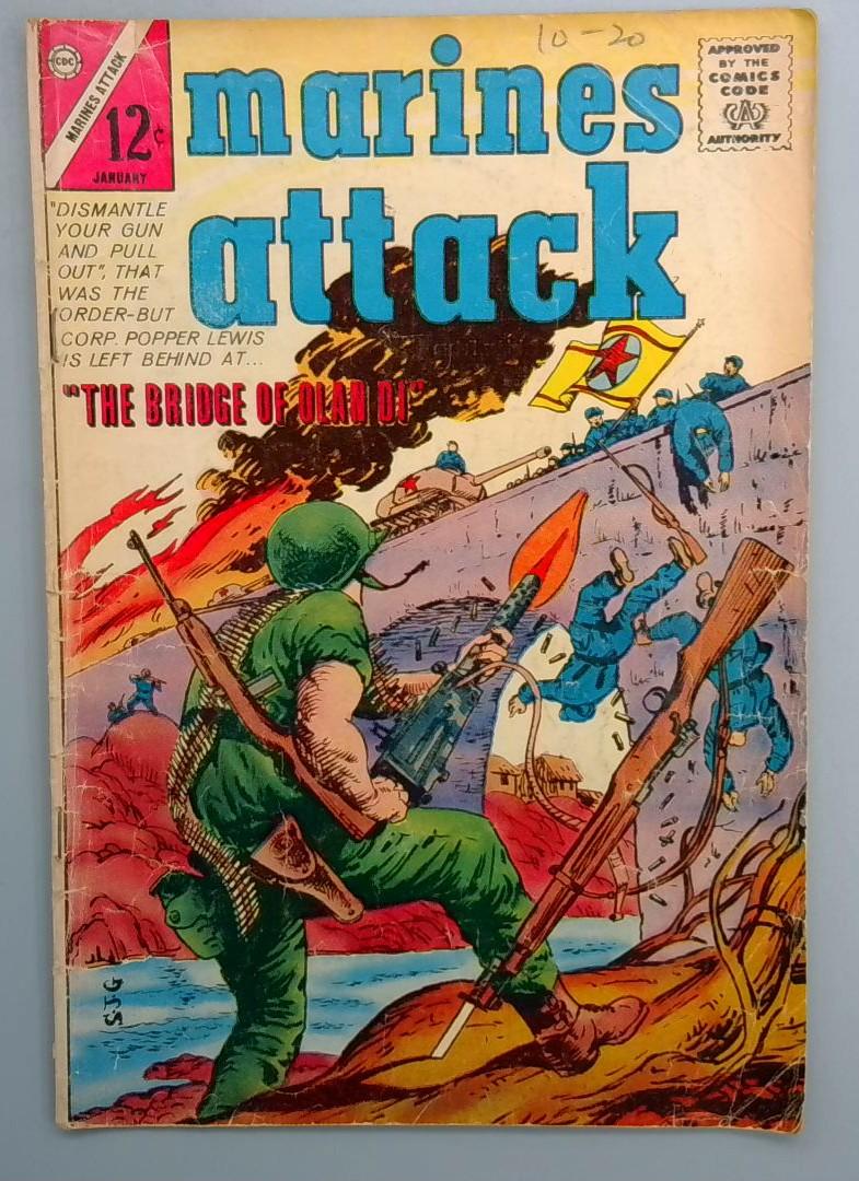 Marines Attack #3 VG Charlton 1965