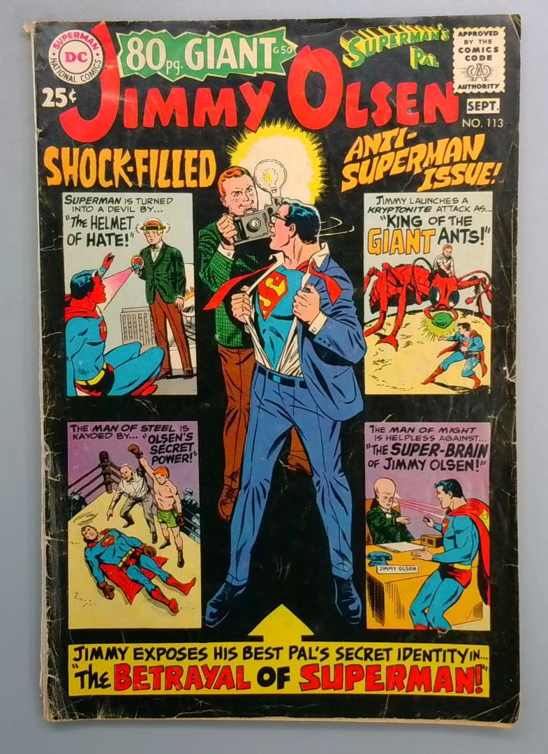 Superman's Pal Jimmy Olsen #113 80 page Giant (G-50) DC 1968