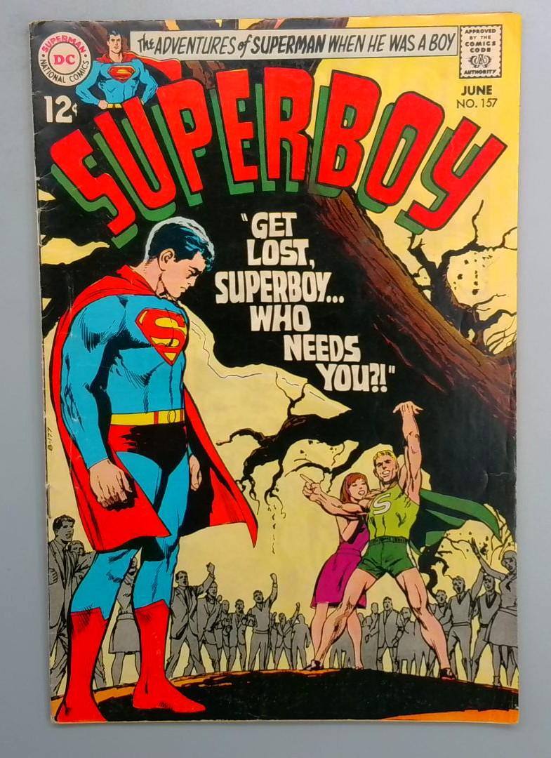 Superboy #157, VG DC Comics, June 1968