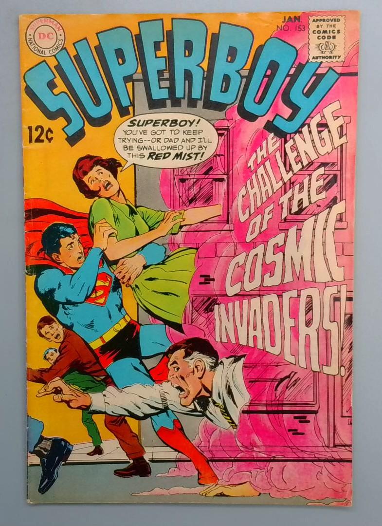 Superboy #153, VG DC Comics, January 1968