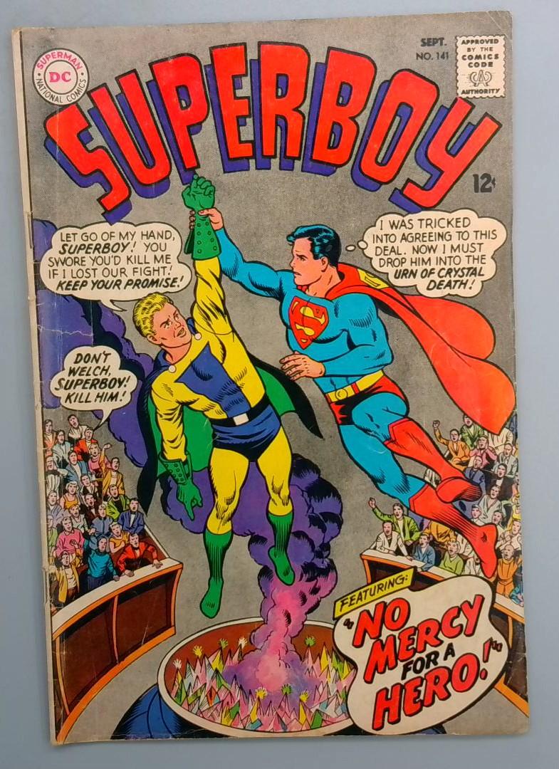 Superboy #141, VG+ DC Comics, 1967