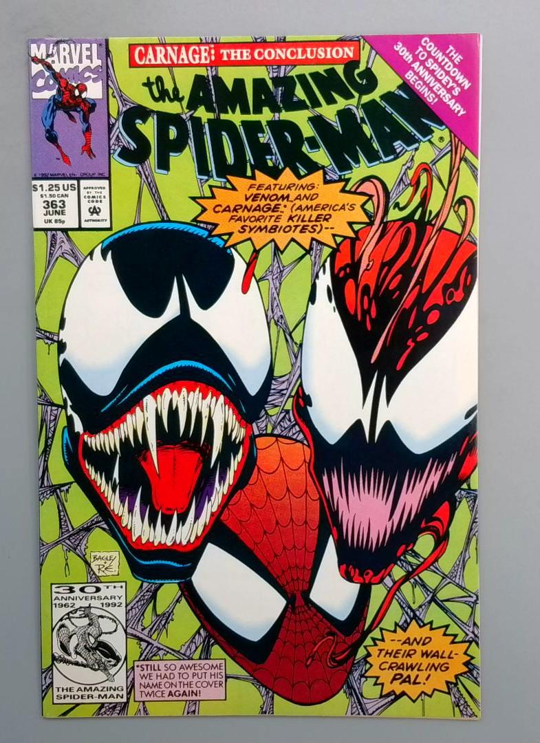 AMAZING SPIDER-MAN #363 NM 3rd Carnage Marvel 1992