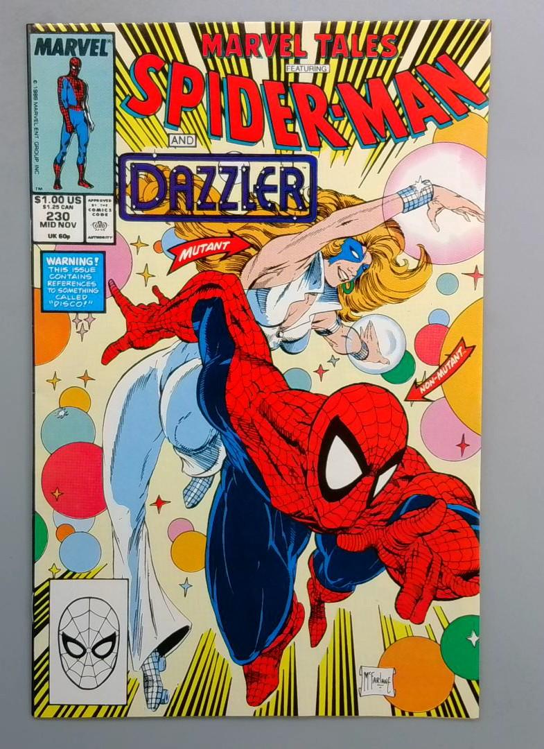 Marvel Tales #230 NM McFarlane Dazzler Cover Marvel 1989